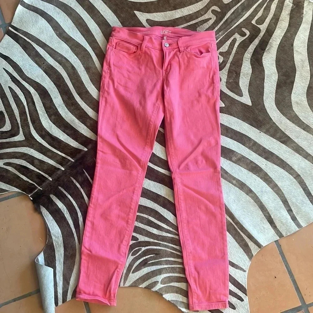 Pink Loft Skinny Jean 27/4